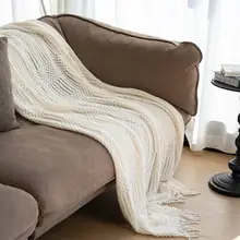 ブランケット ソファ 寝室 用 綿製 ニット カジュアルスタイル