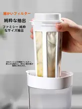 家庭用 ガラス コーヒー冷抽出器【大容量・冷水ポット・アイスティーポット・冷蔵庫用】