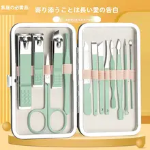 高品質の携帯用ネイルケアツール【爪切り・耳かき・美容道具・学生用】（セットアップ対応）