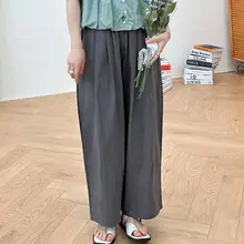 ハイウエストパンツ【シンプルデザイン・通勤・韓国風】