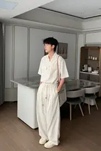 セットアップ 2点セット メンズ シャツ リネン 夏 大人カジュアル おしゃれ