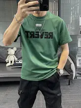 夏用 メンズ 半袖Tシャツ【クルーネック・プリント刺繍・フィット】