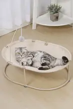 冬用猫用ハンモック【保温性・プリンセスデザイン・オールシーズン対応】（セットアップ対応）