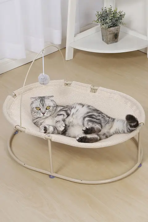 冬用猫用ハンモック【保温性・プリンセスデザイン・オールシーズン対応】（セットアップ対応）
