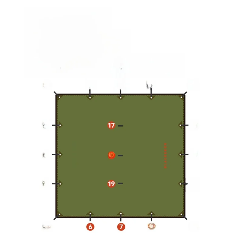 ブラックシカ 軽量タクティカル天幕：ミリタリー キャンプで信頼性と耐久性を実現