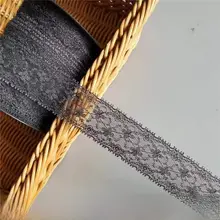 柔らかい精緻なレース薄型DIYドールスカート用フリルトリム【幅広】