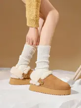 厚底の雪地靴【防寒フリースライニング・女性用】