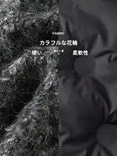 極上の柔らかさの冬用アウター【花柄・リサイクル・ダウンライニング・厚手】