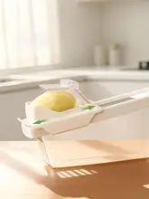 家庭用 マルチ機能 おろし器【野菜やジャガイモ用・スライサー・千切り器】