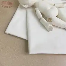 手作り用ドール生地【白色・コットンブレンド・ソフトな素材】