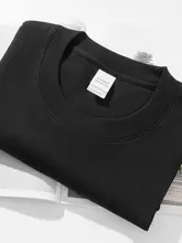 極上の柔らかさの長袖Tシャツ【ブラッ  ク・宽松・カジュアル・男女共用】