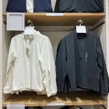 男女兼用速乾透湿ロングスリーブTシャツ【半ラウンドジッパー・UVカット】（セットアップ対応）