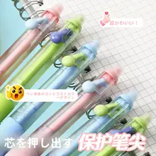 快適な筆記！サイドプッシュ式 消せるボールペン【クリスタルブルー・学生用・スムーズな書き心地・熱感応インク】