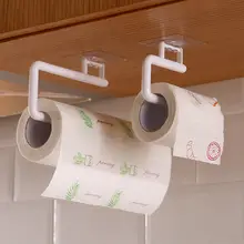 穴あけ不要の家庭用タオル・ティッシュラック【キッチン収納・トイレットペーパー掛け・ラップ収納】