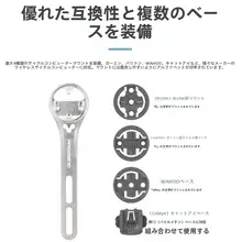 チタン合金製ハンドルバーマウント【多機能・軽量・CNC加工】