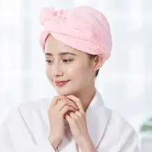 洁丽雅 高吸水速乾ドライキャップ【珊瑚フリース・ショート・ロングヘア兼用】