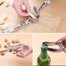 手動ニンニクプレス【家庭用・マッシャー付き・ニンニク潰し器】