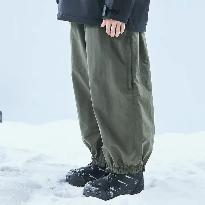 NOBADAY 男女兼用 防風防水スノーボードパンツ【極上の柔らかさ・冬用・厚手】