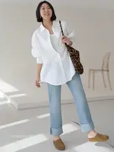 ストレートレッグデニムパンツ【ハイウエスト・極上の柔らかさ・パイピングデザイン】（セットアップ対応）