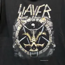 Slayer バンド メンズ・レディースTシャツ【短袖・ストリートスタイル・ロックデザイン】