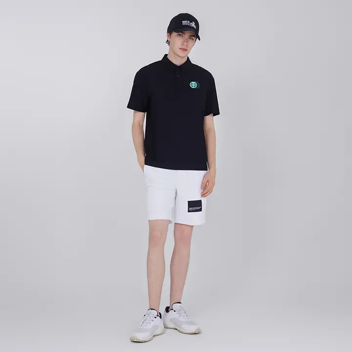 EUROPEAN TOUR ゴルフ用 メンズ 半袖ポロシャツ【軽量・ストレッチ・大人のカジュアル】
