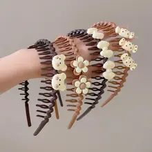 カフェブラウンのヘアバンド【シンプルなデザイン・滑り止め付き・女性用】