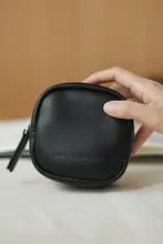 真皮風の可愛いミニ手持ちポーチ【硬貨・化粧品・鍵用】