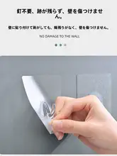 透明無痕強力粘着フック【穴あけ不要・バスルームやキッチン用・強力耐荷重】