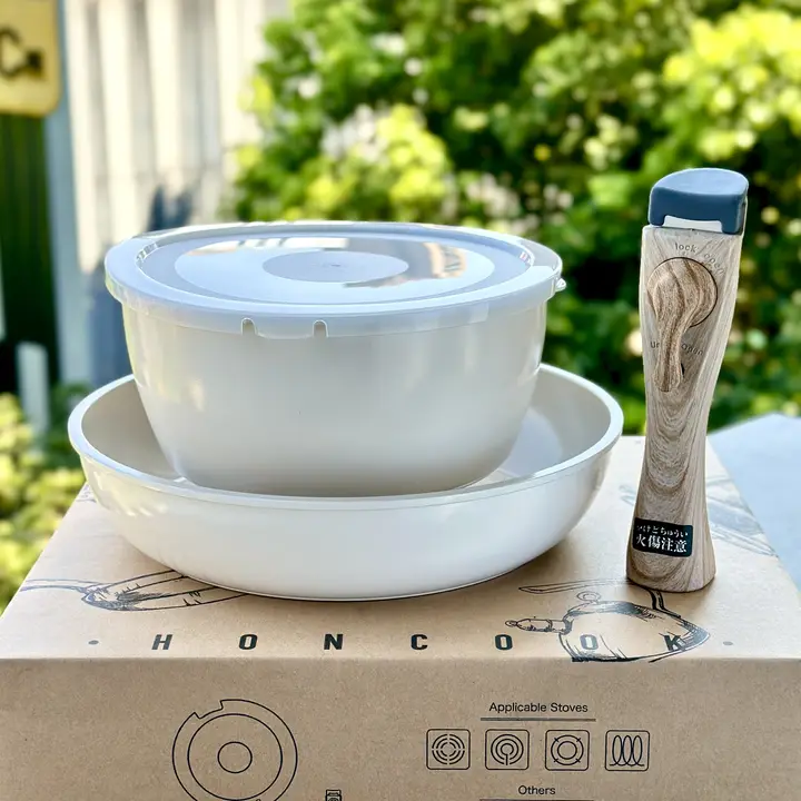 取り外し可能なセラミックコーティングの調理器具【家庭用・フライパン・鍋・オールインワン】（セットアップ対応）