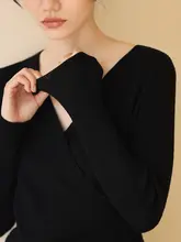 ウールニット セーター 女性 秋冬 洗濯機洗い可能 柔らかい 快適 フィット
