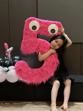 新年お祝い子供用バースデーパーティー飾り用フワフワ数字布【家庭用・周年記念】
