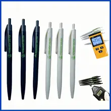 静電気防止ボールペン【プッシュ式・ブルー・無塵オフィス文具】