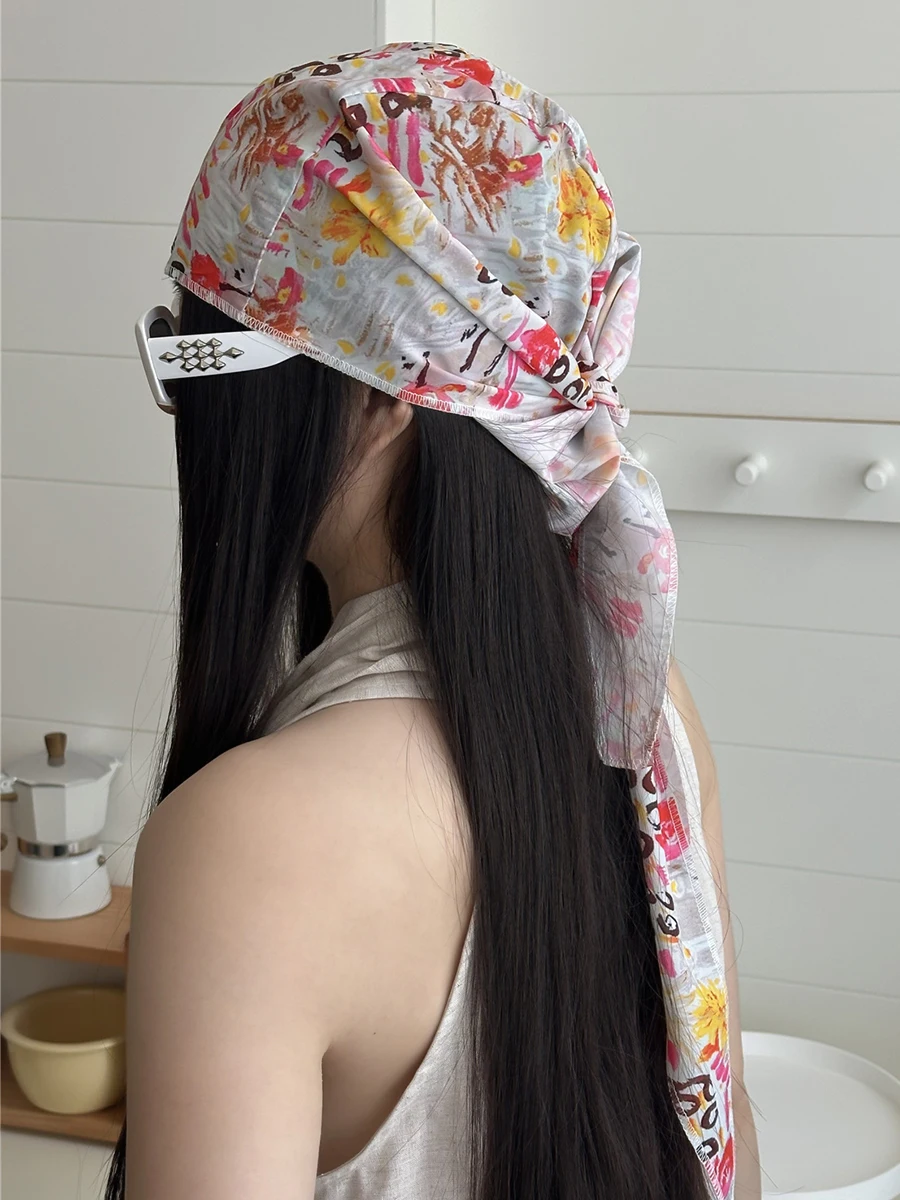 個性的グラフィティプリントのハット：春夏にふさわしい女性向け包頭帽の選定ガイド
