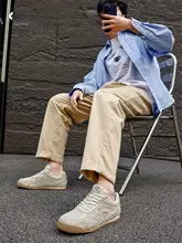 メンズ春夏用低長靴登山靴【防滑メッシュ・通気性・クッション付き・アウトドア】