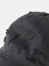 黒色のキャップ【春夏用・防晒・ソフトクラウン・トレンドスタイル】