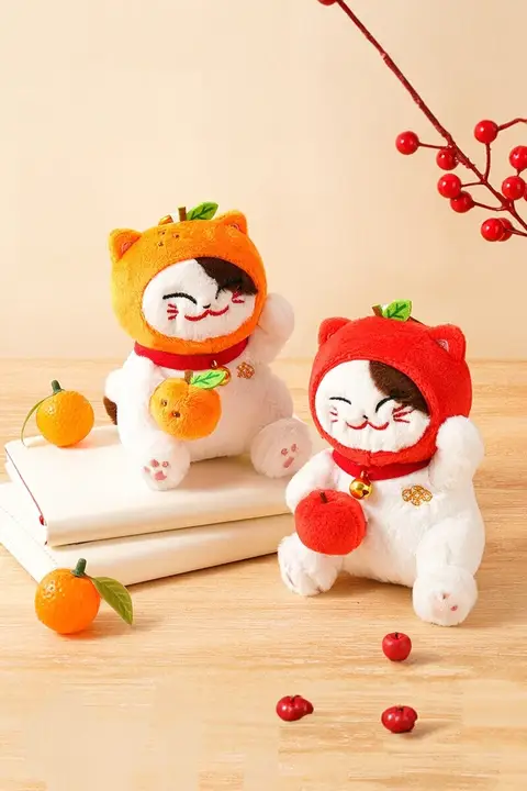 かわいい猫デザインの毛羽立ちバッグチャーム【プレゼントにも最適】