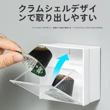 壁掛け収納ボックス【化粧品用・棉ぽん・ヘアゴム・綿棒用・学生寮・トイレ用】