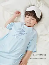 抑菌竹繊維 ラン精モダールのベビー用夏用睡袍【涼感・空調服】