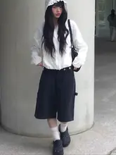 リボン付きレースデザインの半袖Tシャツ【カジュアル・UVカット】とデニムショートパンツ（セットアップ対応）