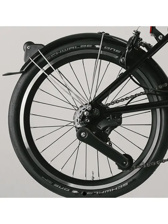 349小布折りたたみ自転車用黒色タイヤ【折りたたみ外タイヤ・適合パーツ】