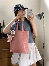 2025春夏新作 ピンク トートバッグ