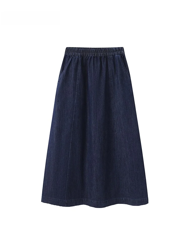 6月後半に着る服はどう選ぶ？デザイン無袖ベストとデニムタイトスカートのセットが解決するリアルな悩み