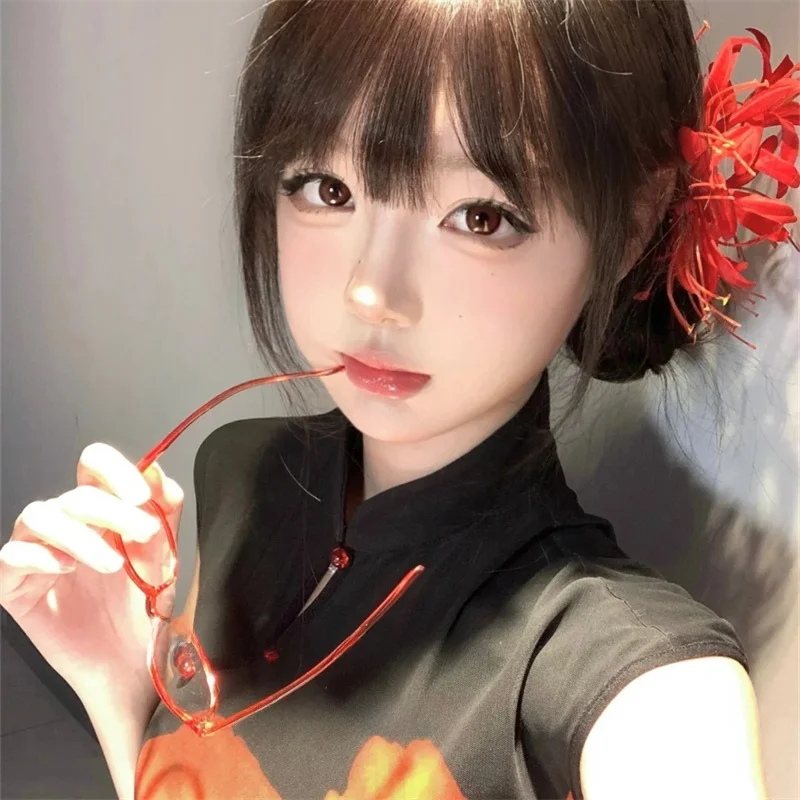 お祭りに使える手作り髪飾りは、青い彼岸花のヘアクリップがベスト？
