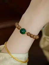 沈香のブレスレット【ナチュラル木製・洗練されたデザイン】