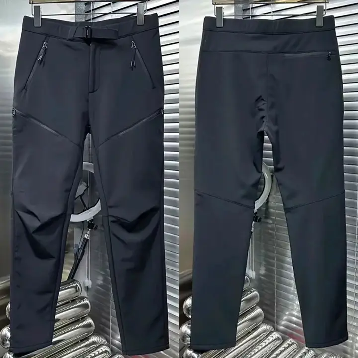 春季用 メンズ カラーブロックカジュアルパンツ【高品質・スタイリッシュ・ストレートシルエット】（セットアップ対応）