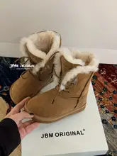 厚手ファー付き子供用本革雪用ブーツ【裏返し可能・スエード・中筒・防寒】