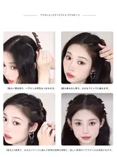 高いボリュームのヘアクリップ【ポニーテール・小型バタフライクリップ・女性用】