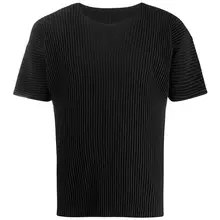 男性用 皺加工サマーTシャツ【丸首・フィット・カジュアル】