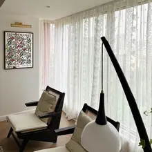 レースカーテン【透光・ロマンティック・イギリス風・穴あけ不要】