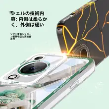 XP 透明スマートフォンケース【Huawei用・防落・オリジナルデザイン】